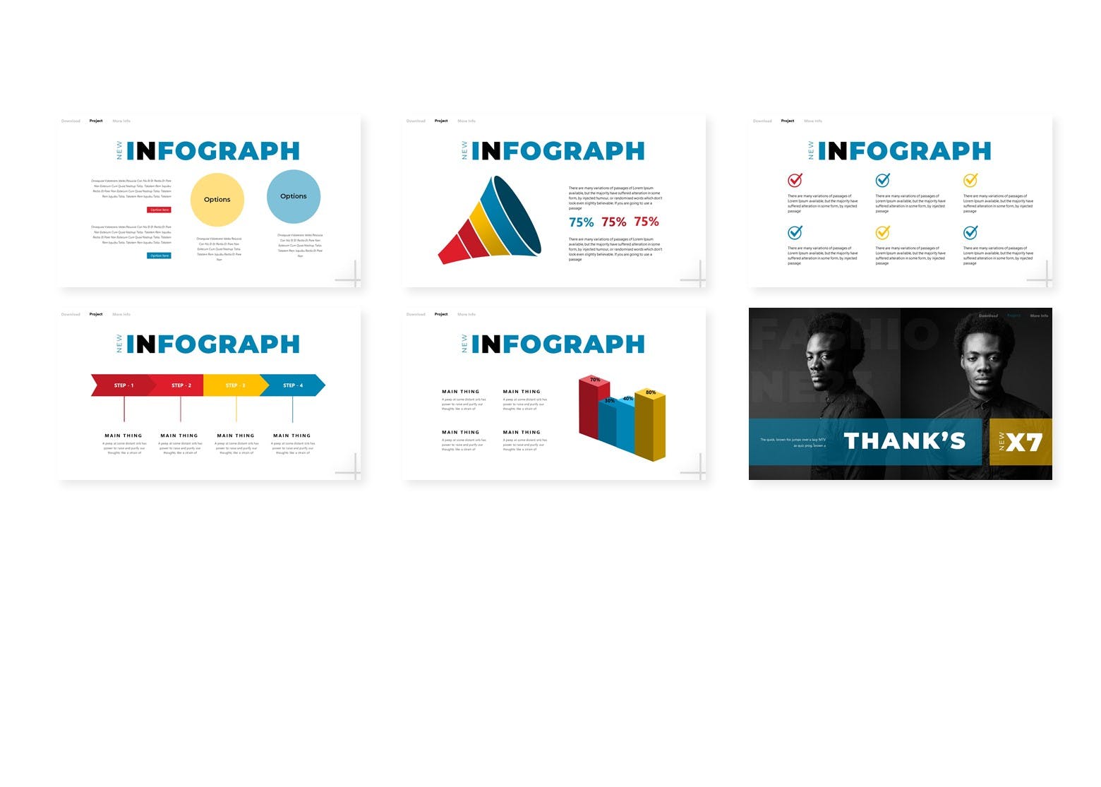 个性配色的PPT模板(PPTX)