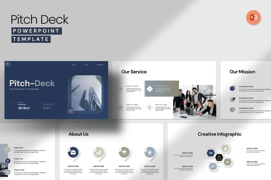 宣传材料演示模板 PPT模板 (PPTX)