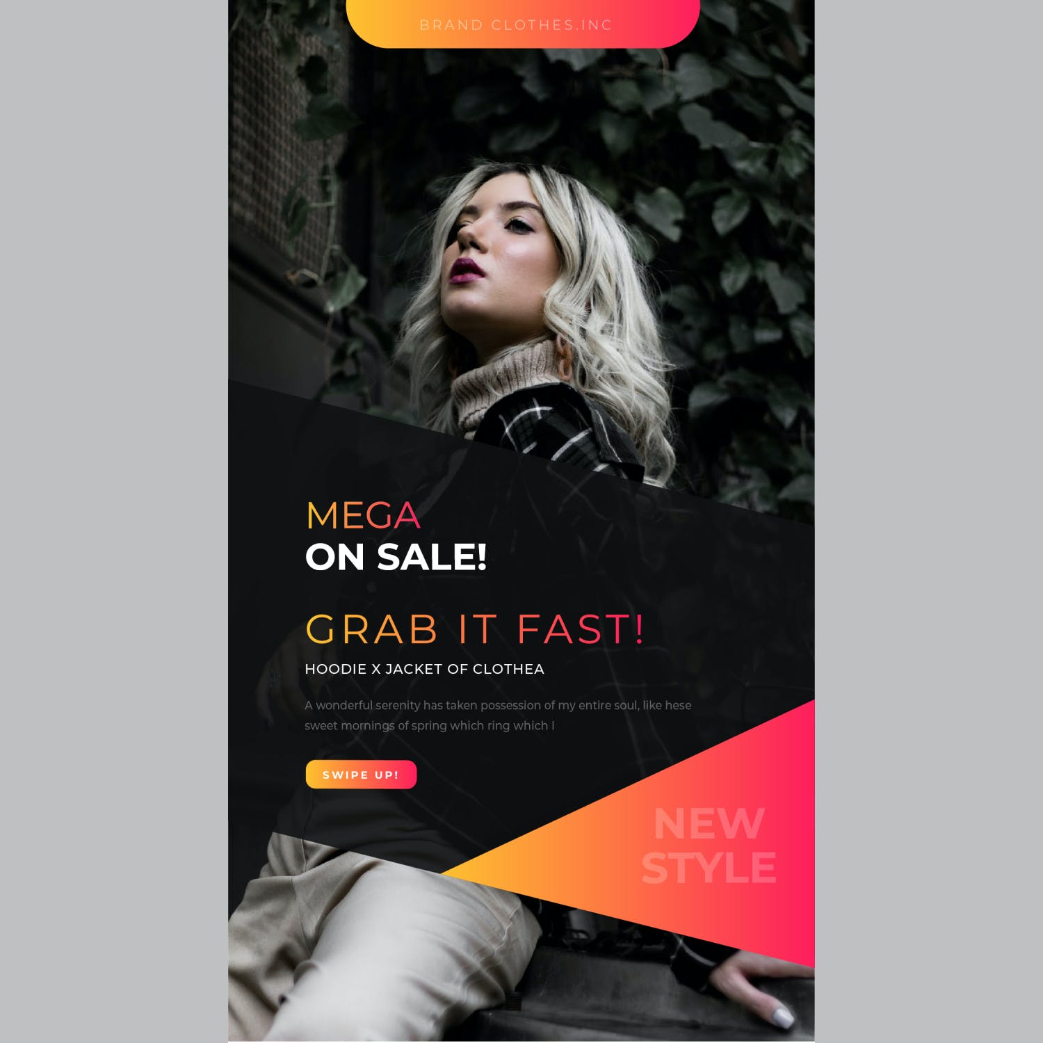 时尚的INS社交故事PPT模板(PPTX)