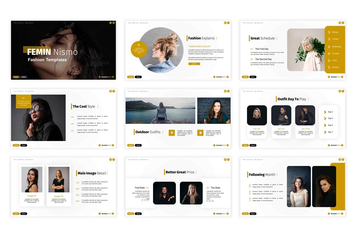 简单的高端企业PPT模板（PPTX,KEY）