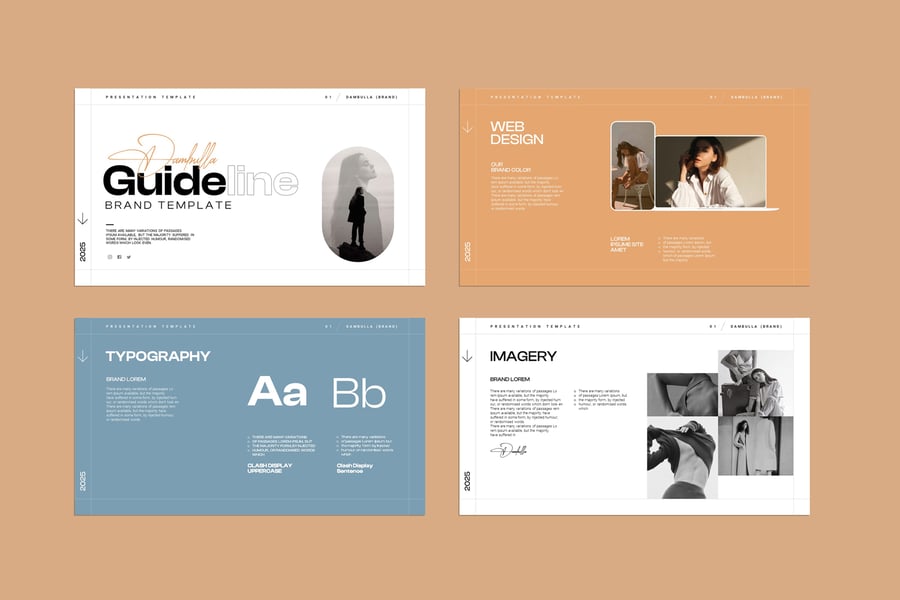 品牌指南PPT模版 (PPTX)