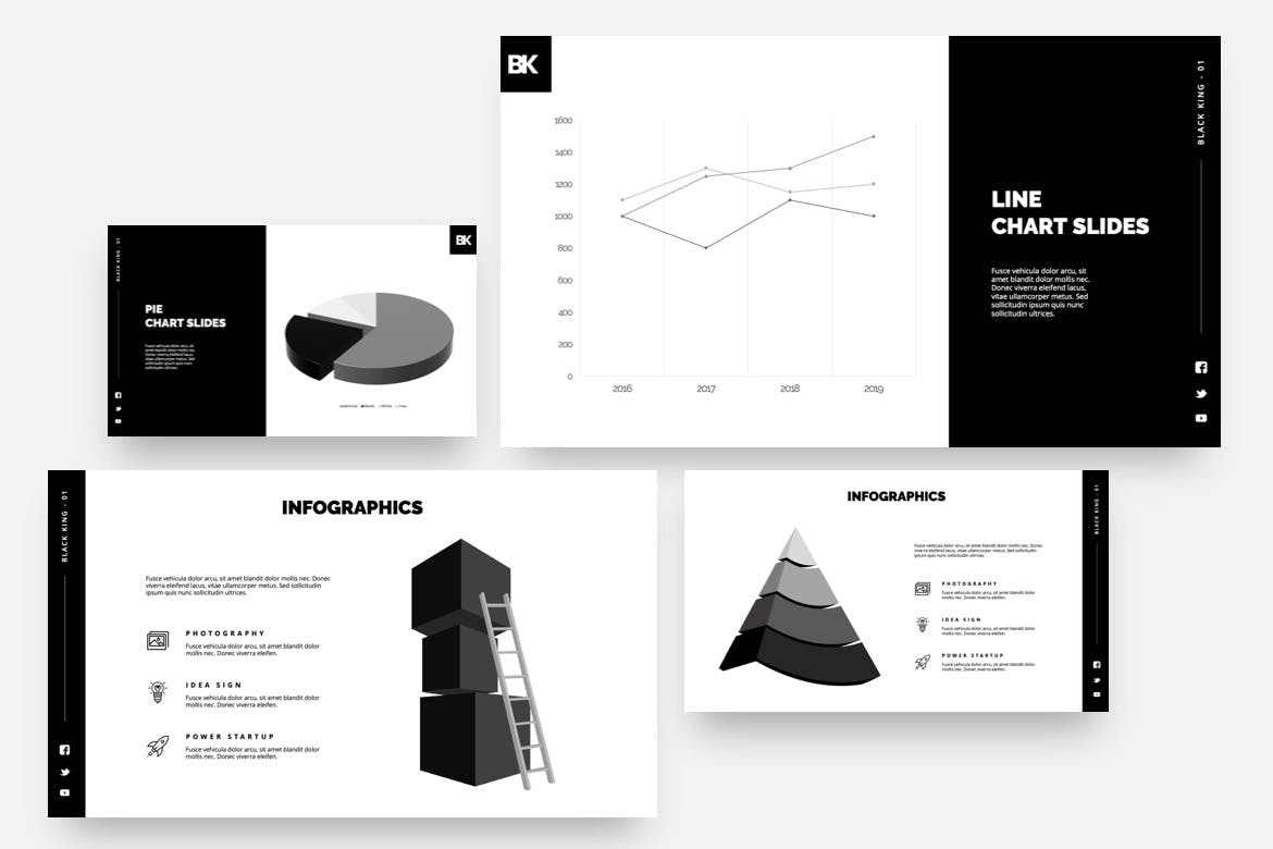 个性极简主义PPT模板下载(PPTX)