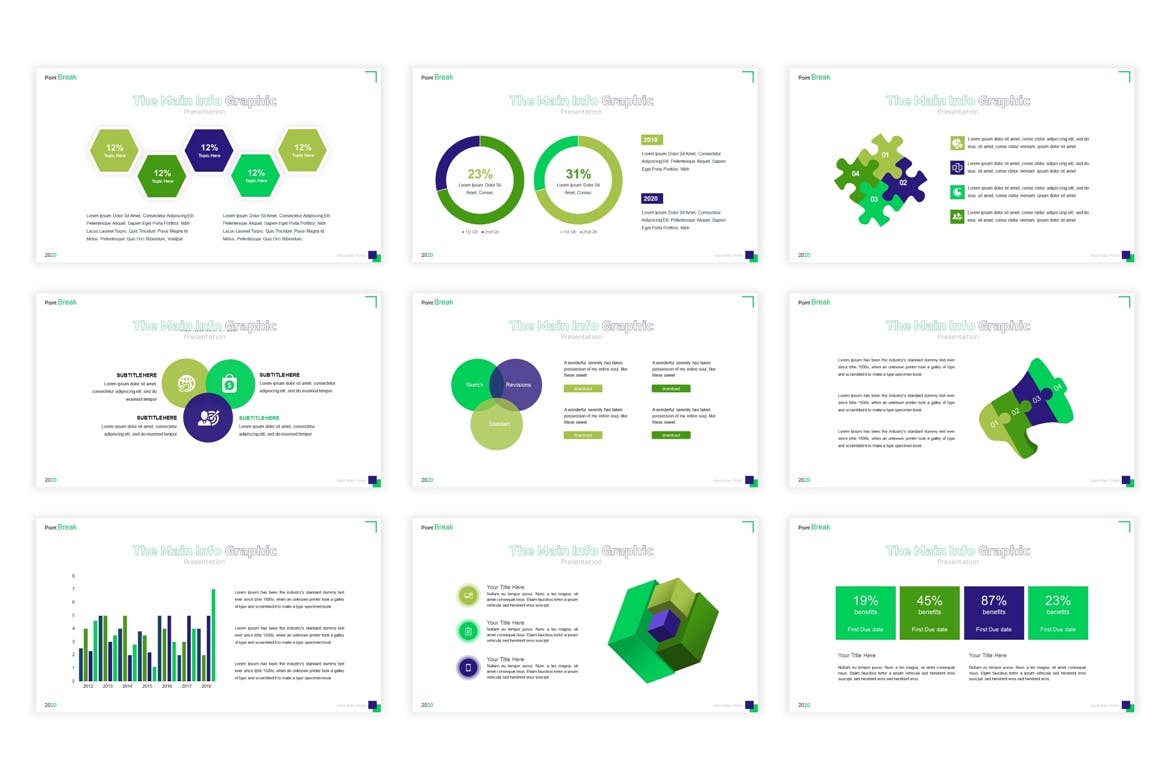 时尚简约的PPT模板下载（PPTX）
