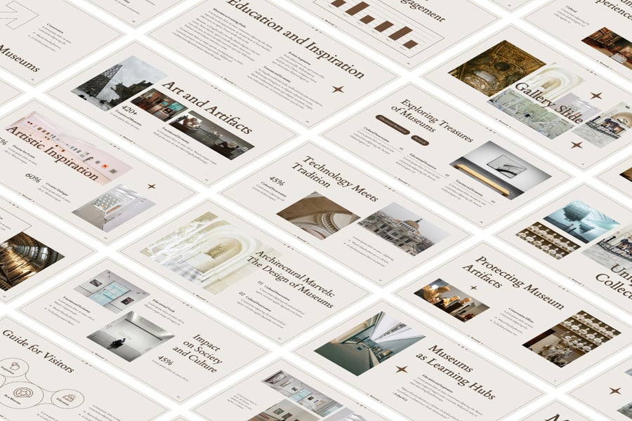 纪念博物馆 PPT模版 (PPTX)