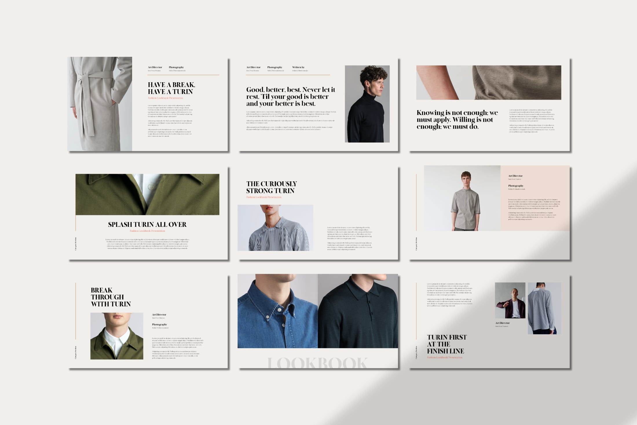 时尚的PPT设计外观(PPTX)