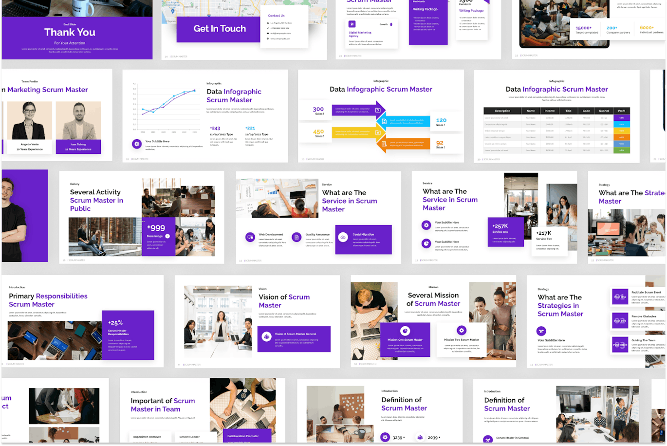 现代风格的演示演讲PPT模板 (PPTX)