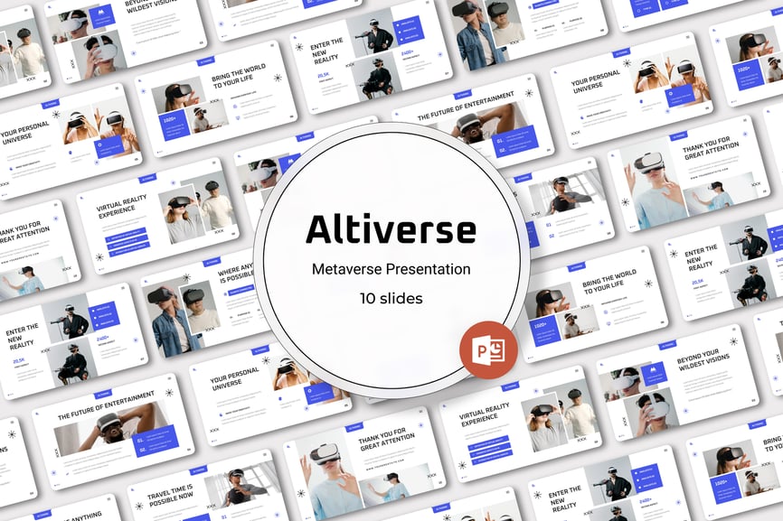 元宇宙 PPT模版 (PPT,PPTX)