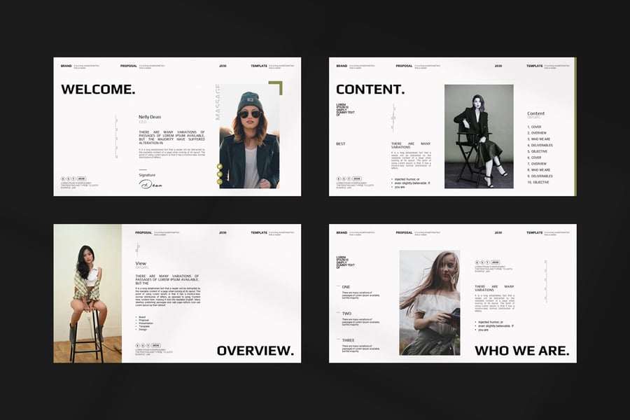 品牌提案演示模板PPT模版 (PPTX)