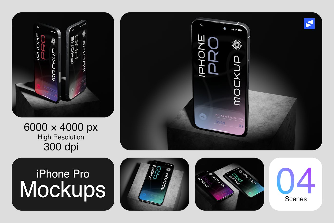 iPhone 手机样机 (PSD)