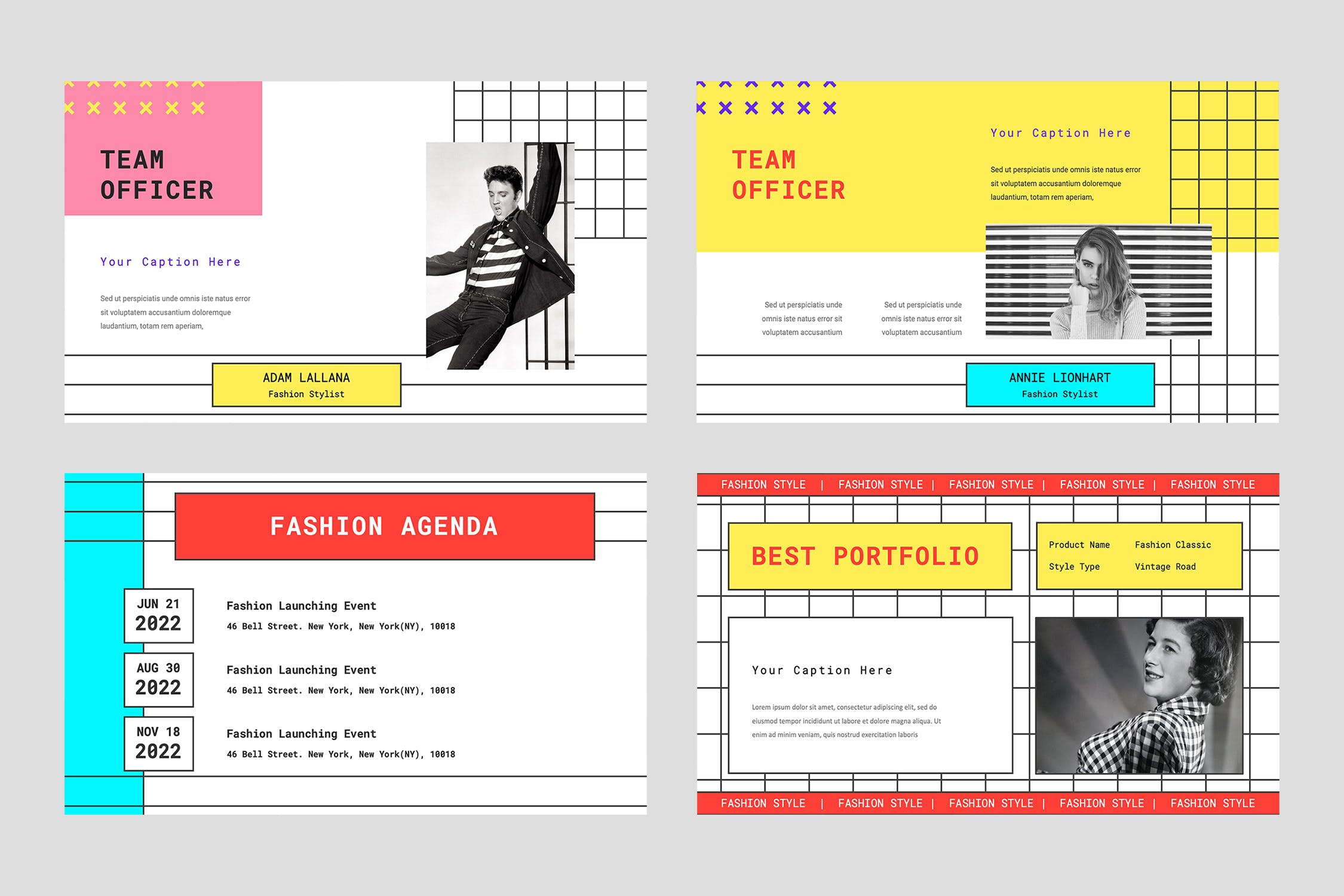 波普艺术PPT模板下载（PPTX）