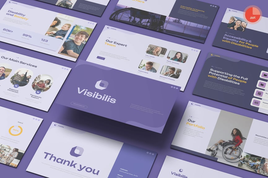 残疾意识 PPT模版 (PPT,PPTX)