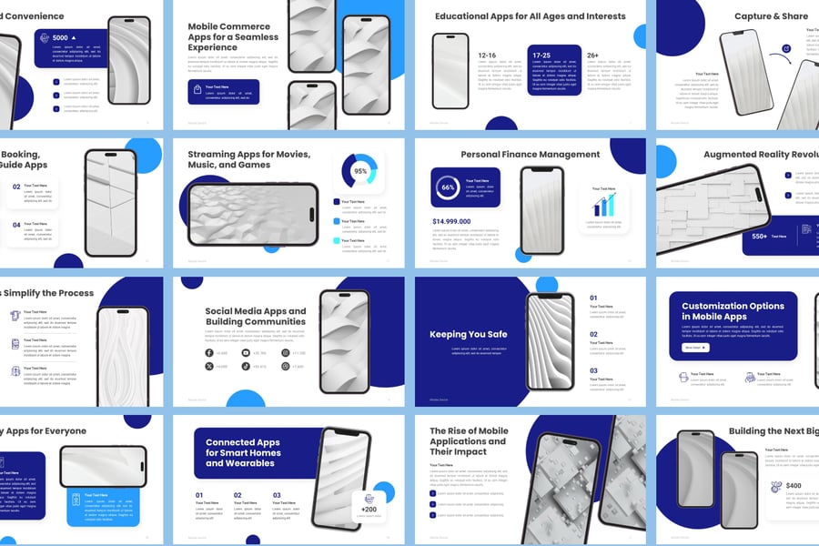 移动设备PPT模版 (PPTX)