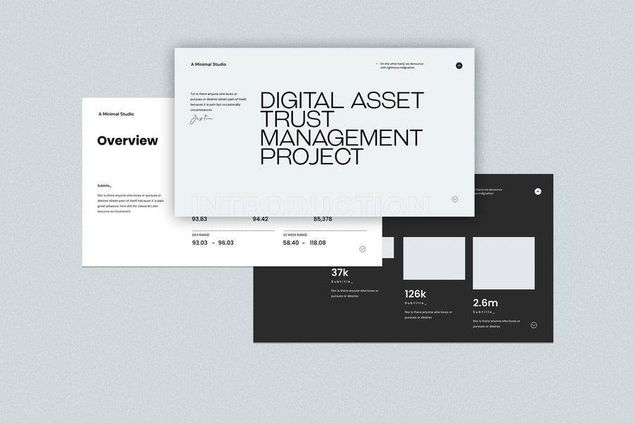极简主义的商业提案 PPT模版 (PPTX)