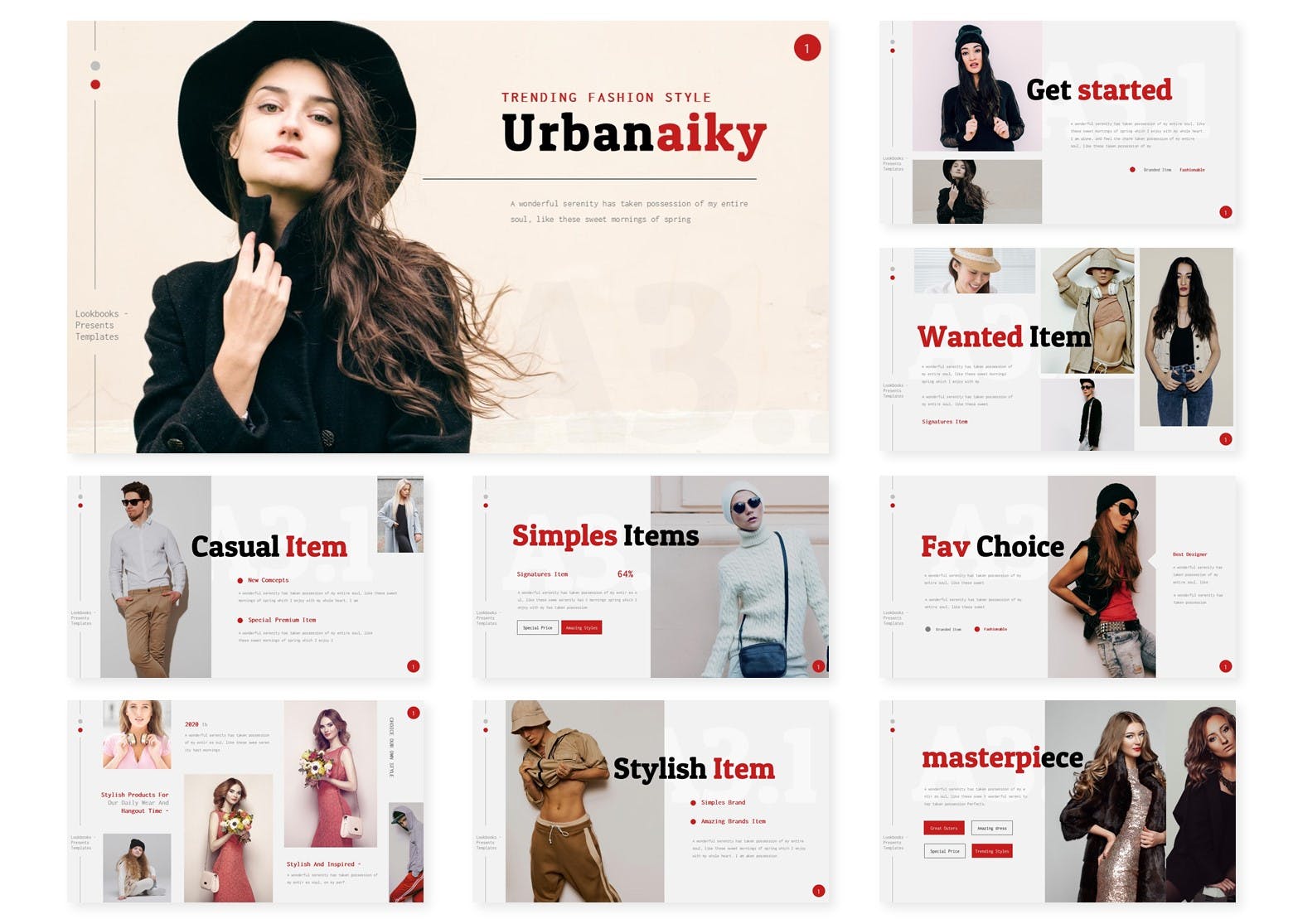 时尚多用途PPT模板（PPTX）