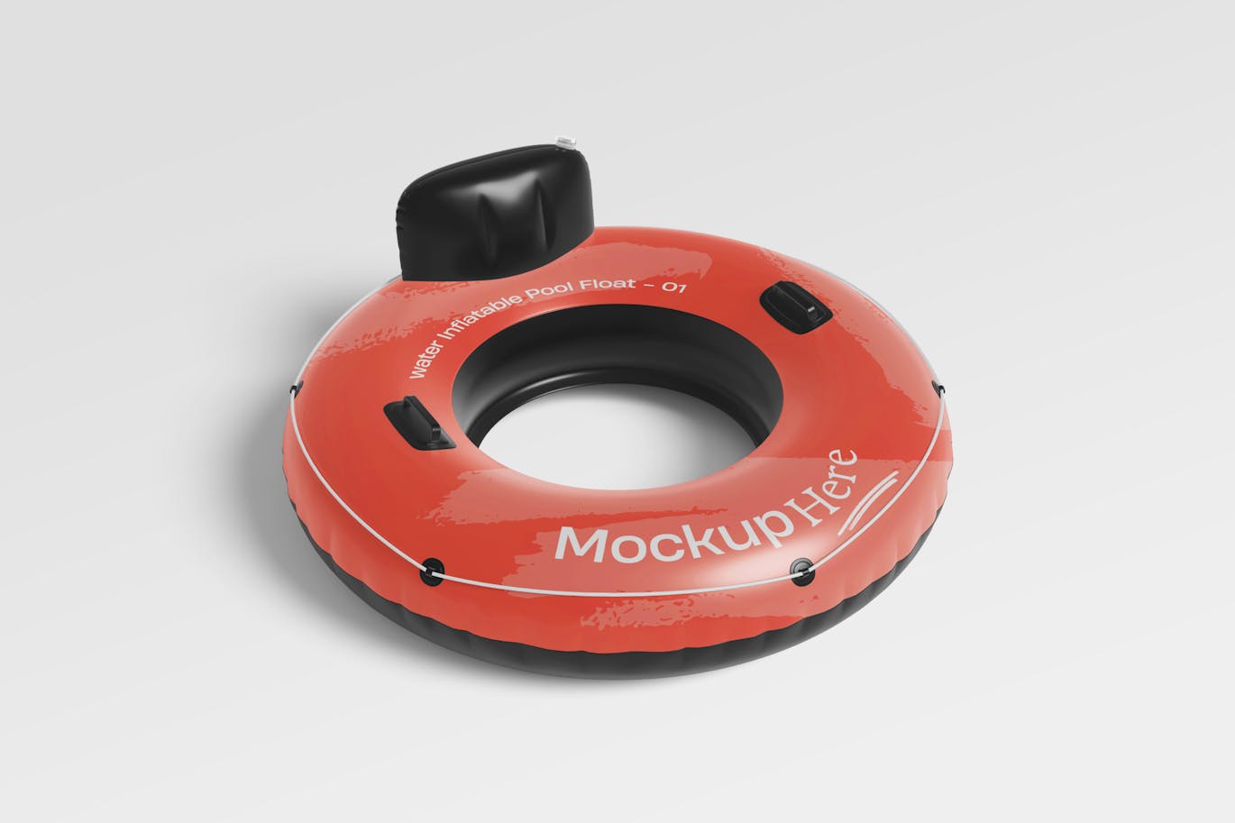 水上充气泳池漂浮游泳圈样机 (PSD)