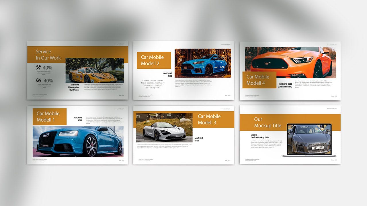 高品质的4S店汽车销售powerpoint幻灯片演示模板（pptx）