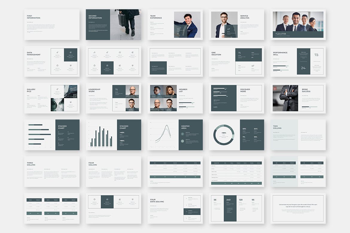高端商业计划书PPT模板（PPTX）