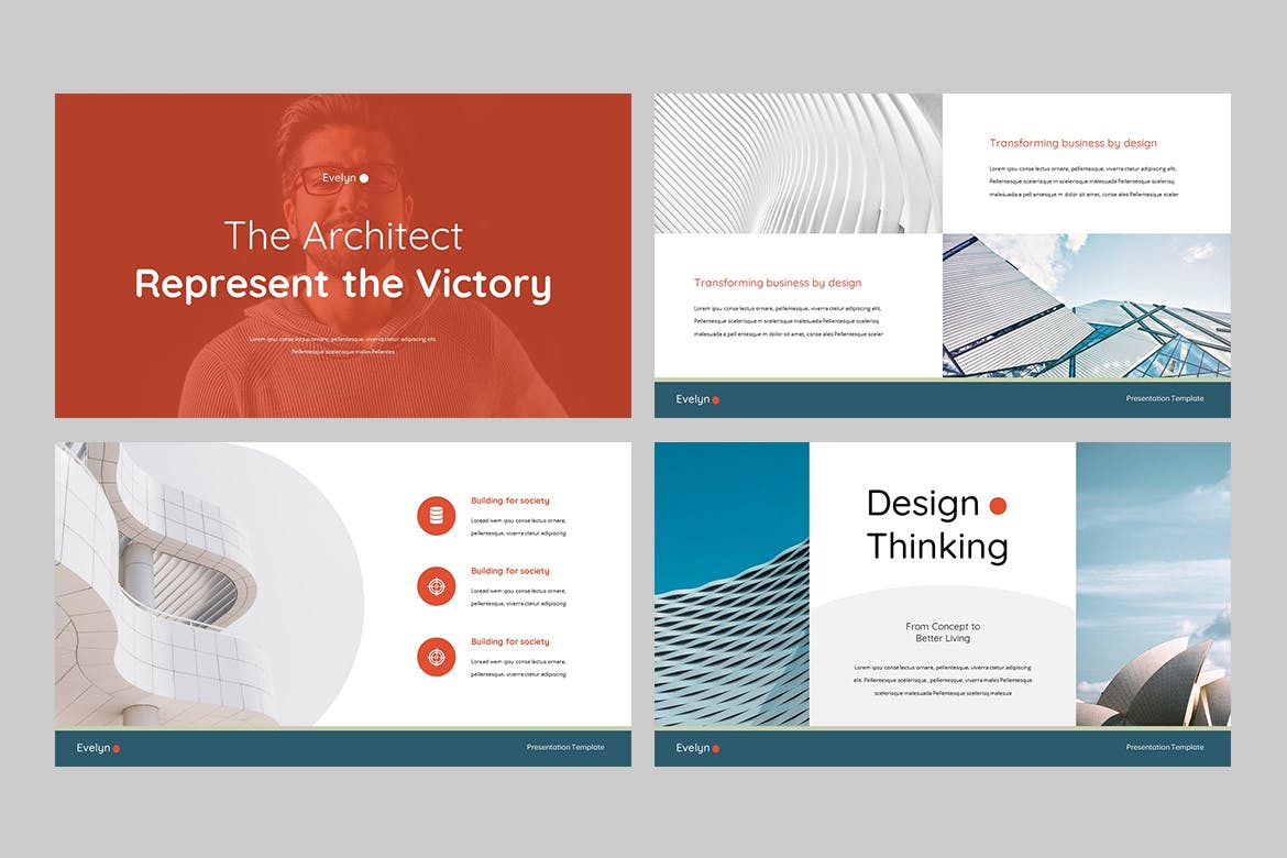 时尚高端简约房地产提案报告powerpoint幻灯片演示模板（pptx）