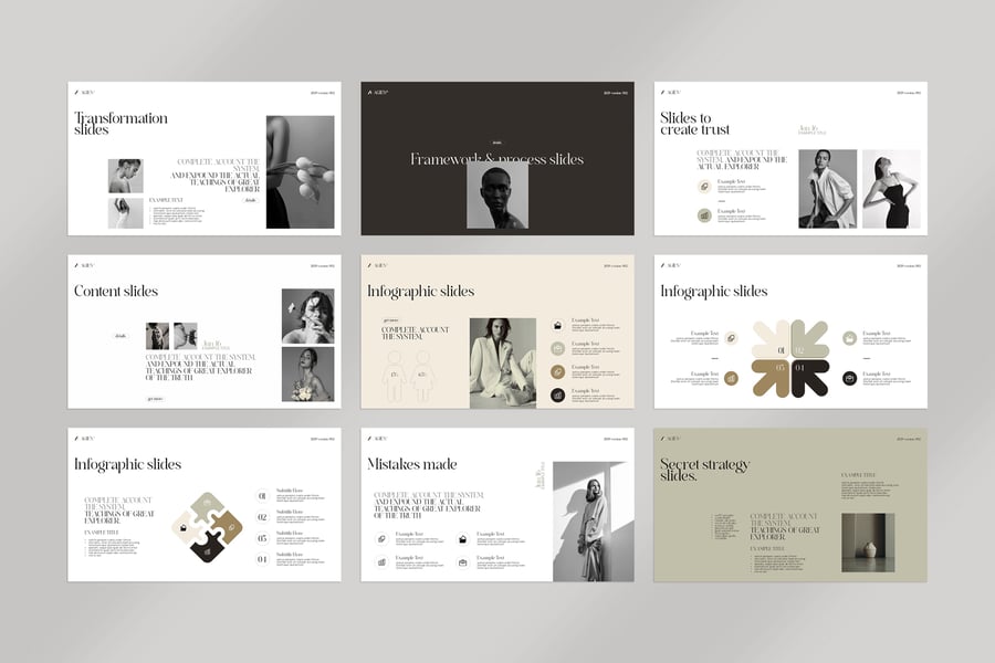 网络研讨会幻灯片PPT模版PPT模版 (PPTX)