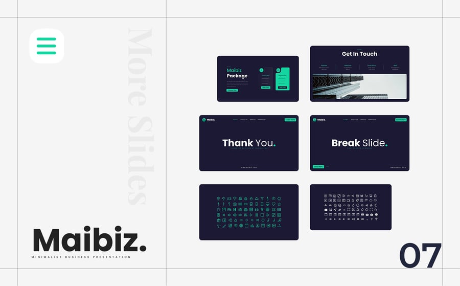 极简主义PPT模版 (PPTX)