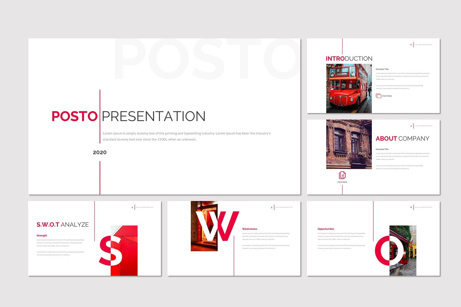 极简主义独特企业PPT模板下载（PPTX）