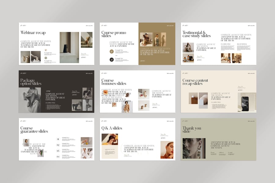 网络研讨会幻灯片PPT模版PPT模版 (PPTX)