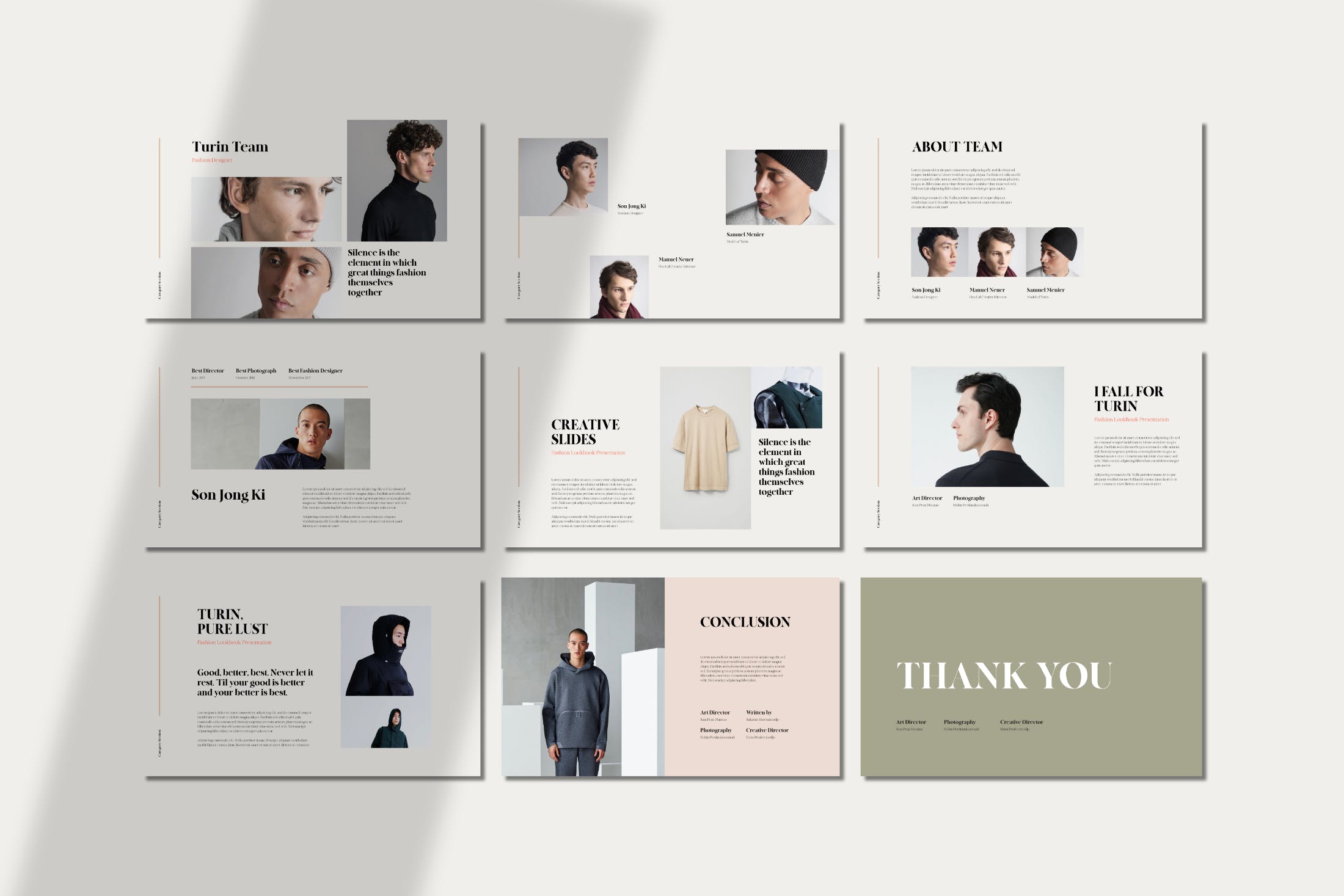 时尚的PPT设计外观(PPTX)