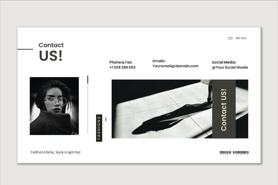 黑白时尚PPT模版 (PPTX)