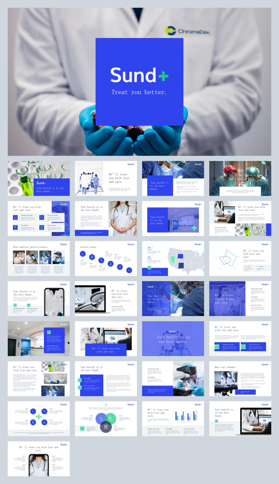 医疗商务PPT模版