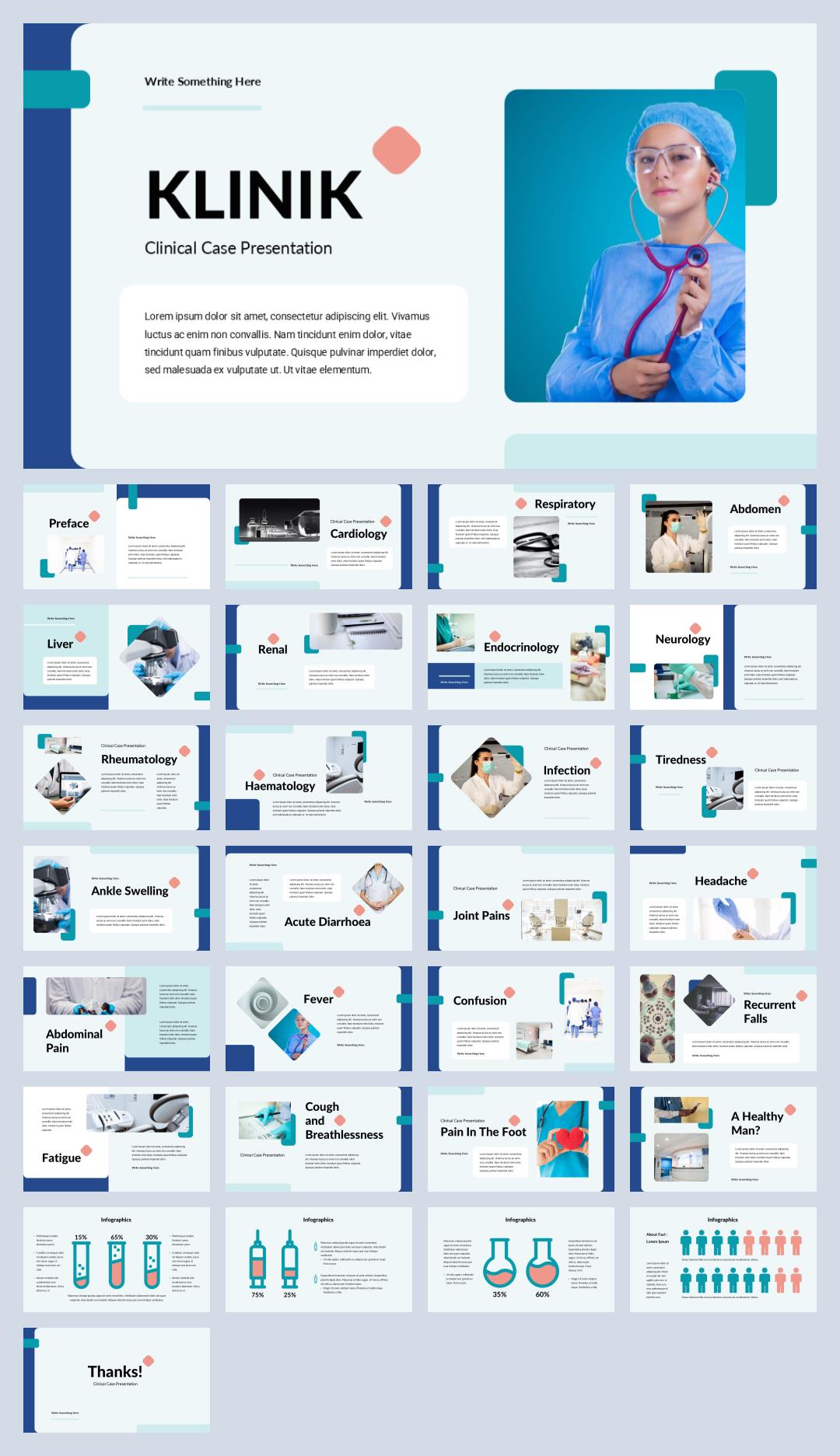 医疗医生医院PPT模版