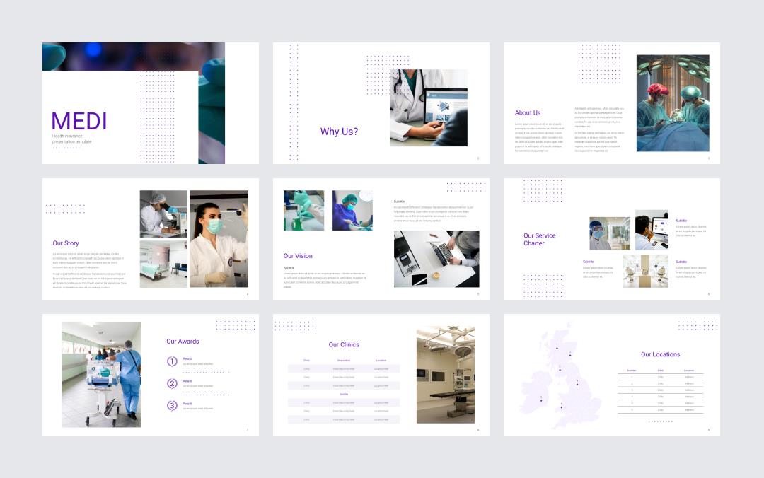灰色医疗公司介绍PPT模板.pptx