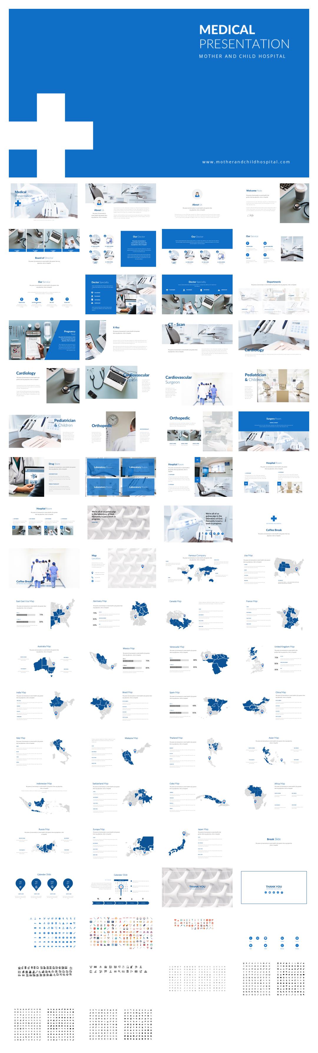 医疗医生医院PPT模版