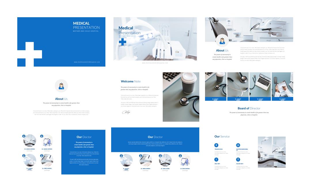 医疗医生医院PPT模版