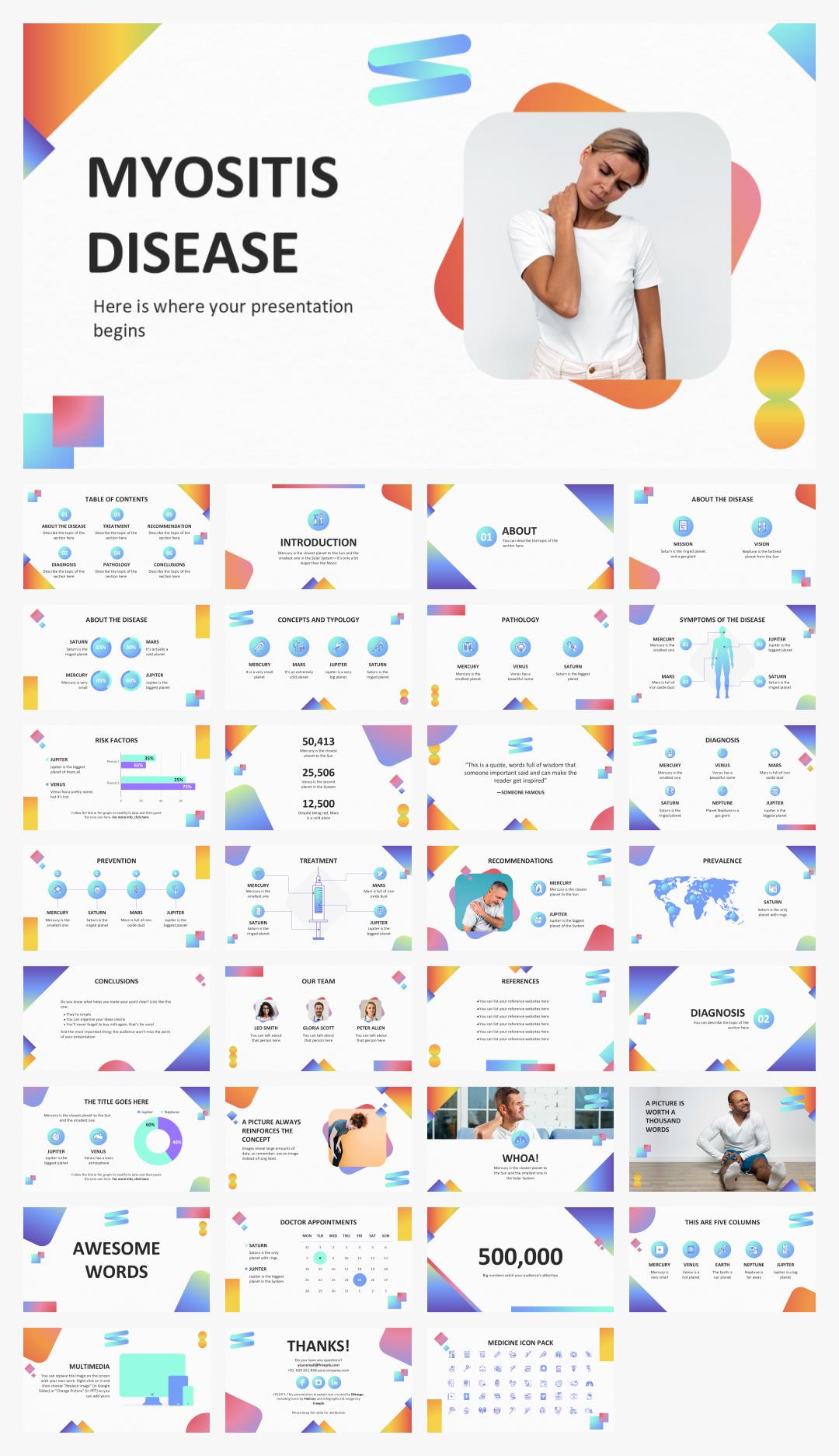 医疗医生医院PPT模版