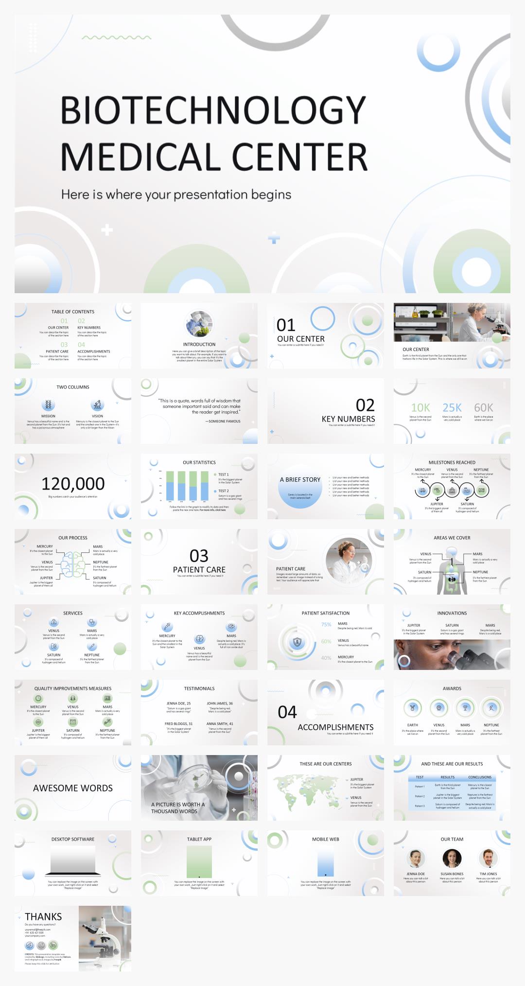医疗医生医院PPT模版