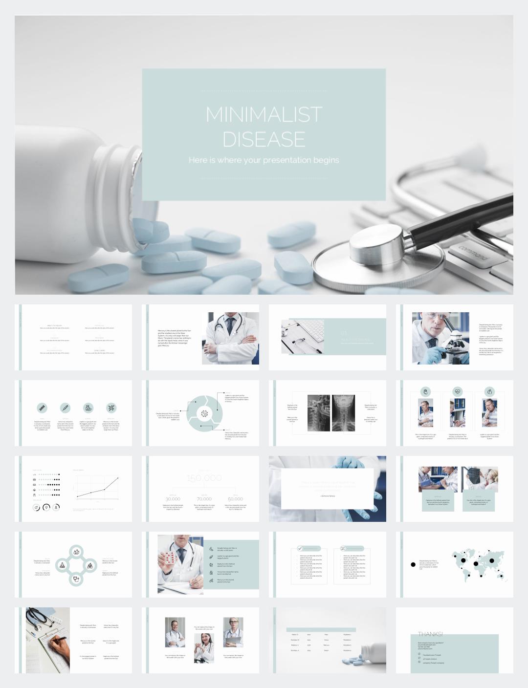 医疗医生医院PPT模版