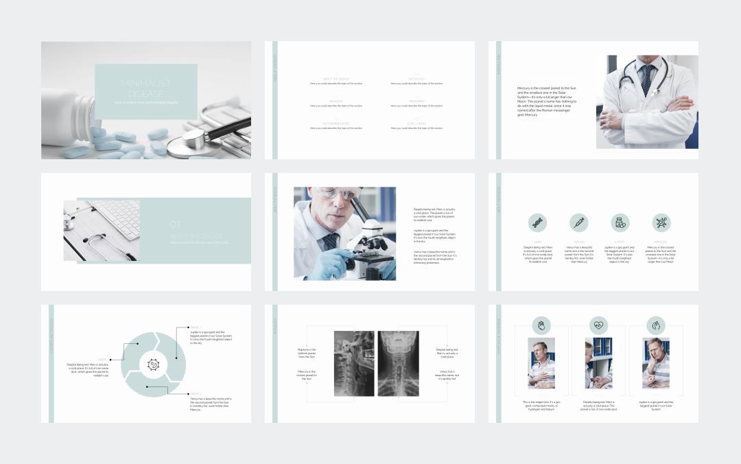 医疗医生医院PPT模版