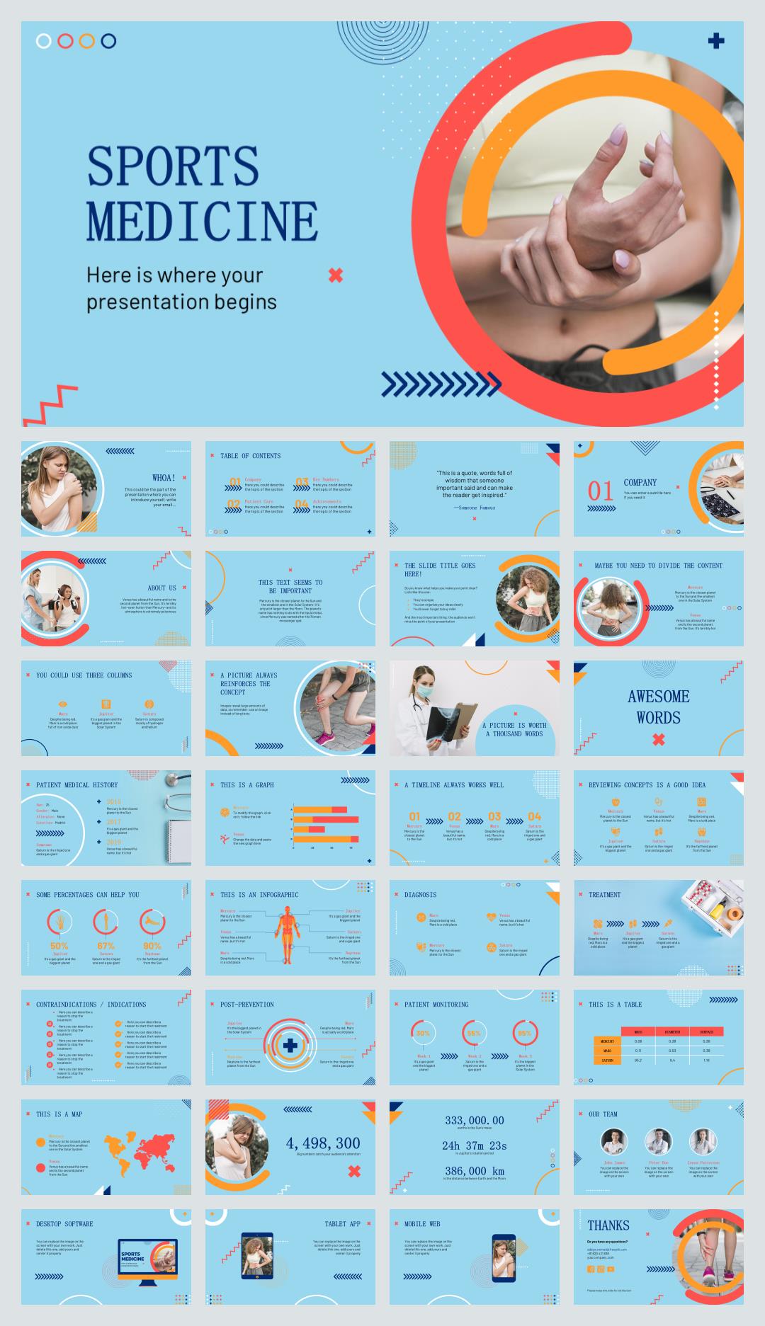 医疗医生医院PPT模版