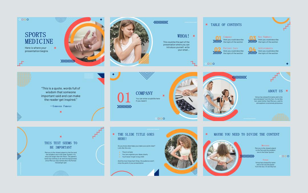 医疗医生医院PPT模版