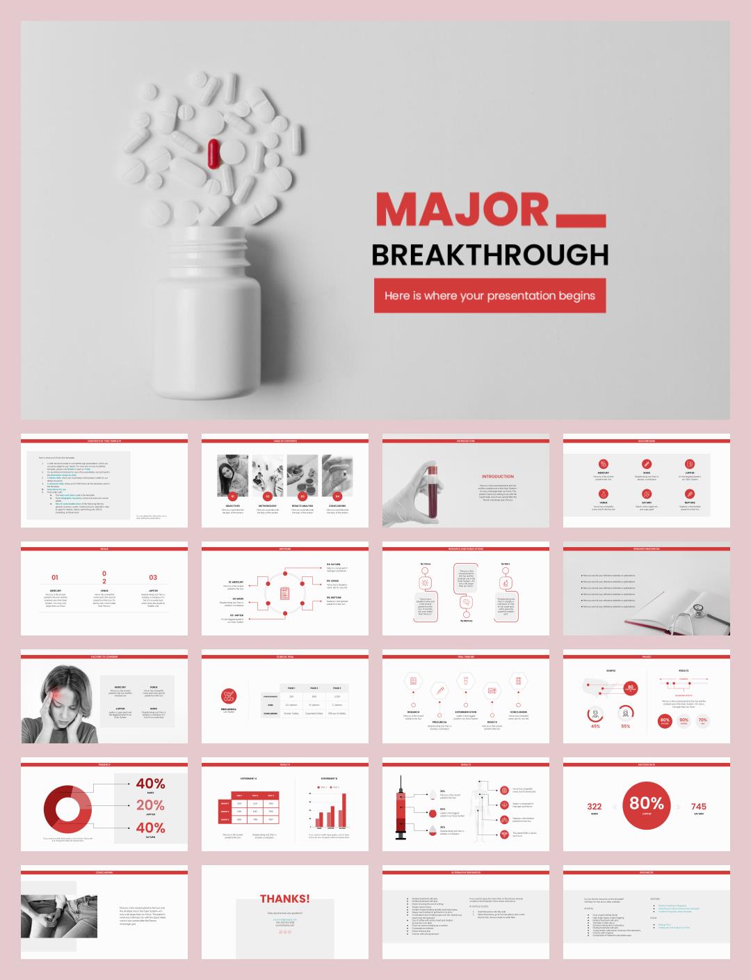 医疗医生医院PPT模版