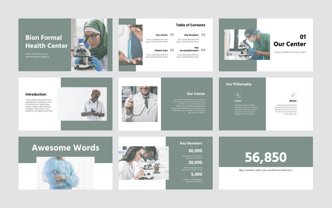 医疗医生医院PPT模版