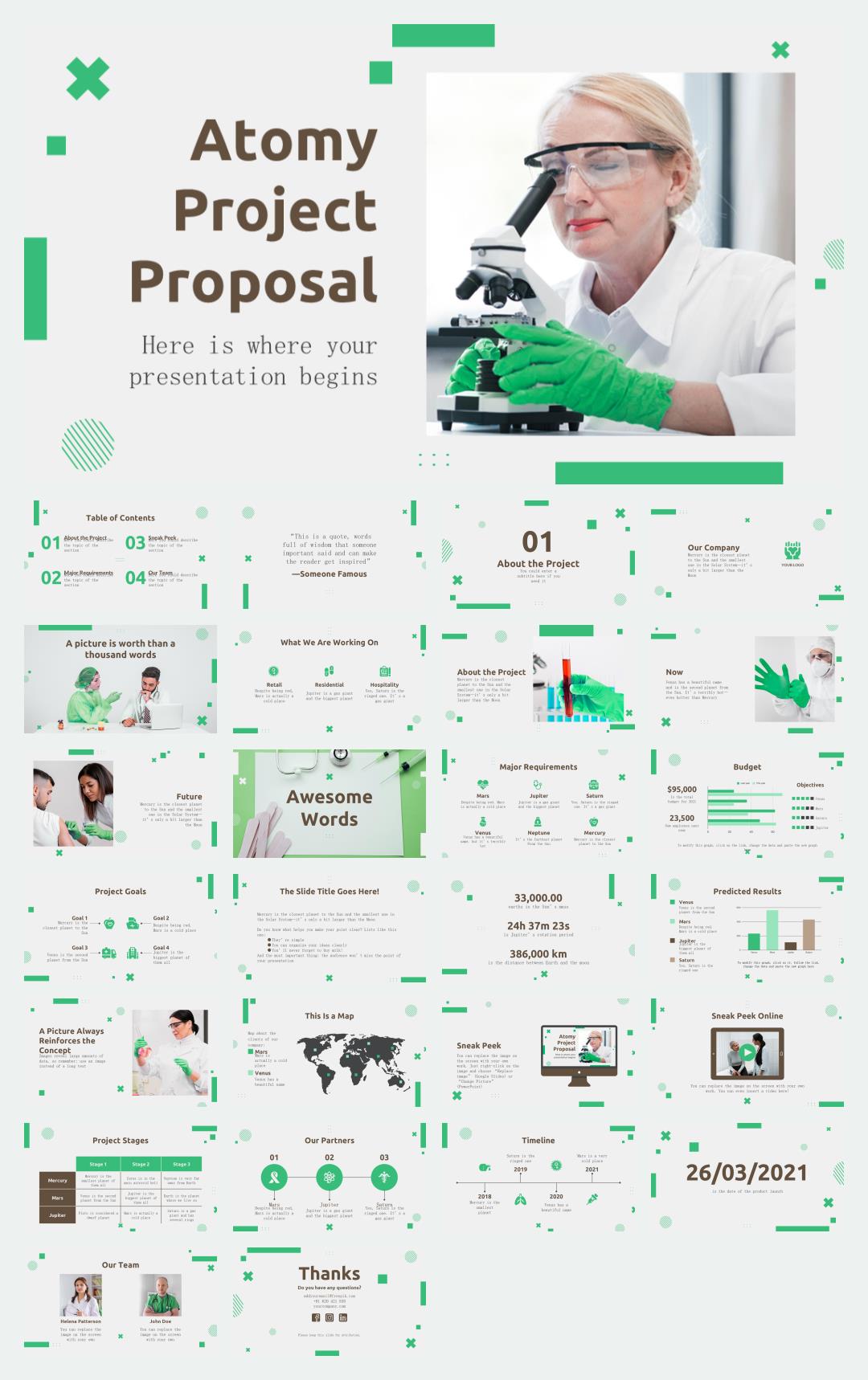 医疗医生医院PPT模版