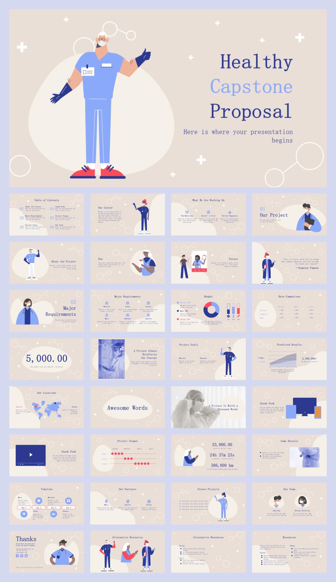 医疗医生医院PPT模版