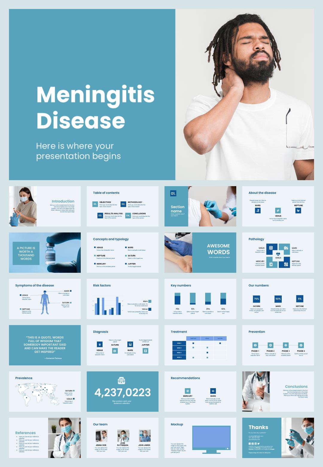 医疗医生医院PPT模版