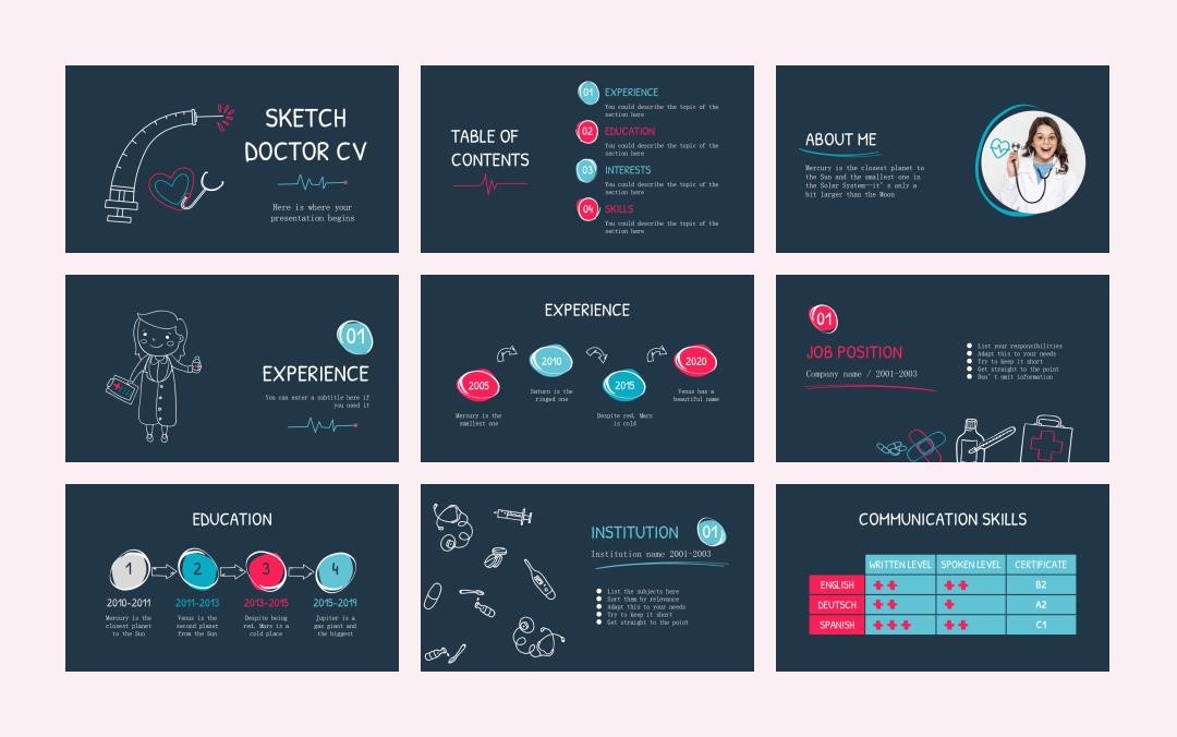 医疗医生医院PPT模版