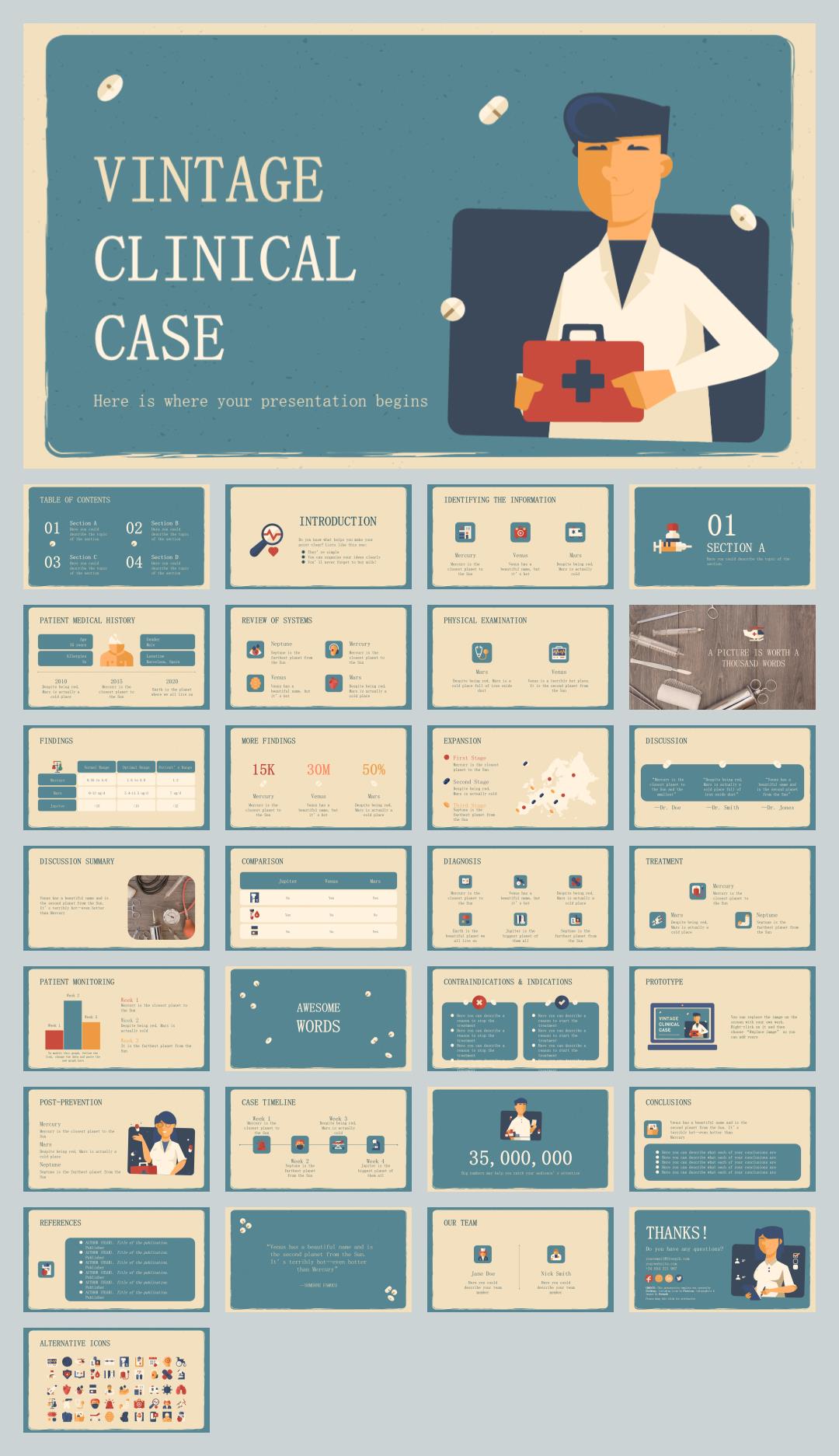 医疗医生医院PPT模版