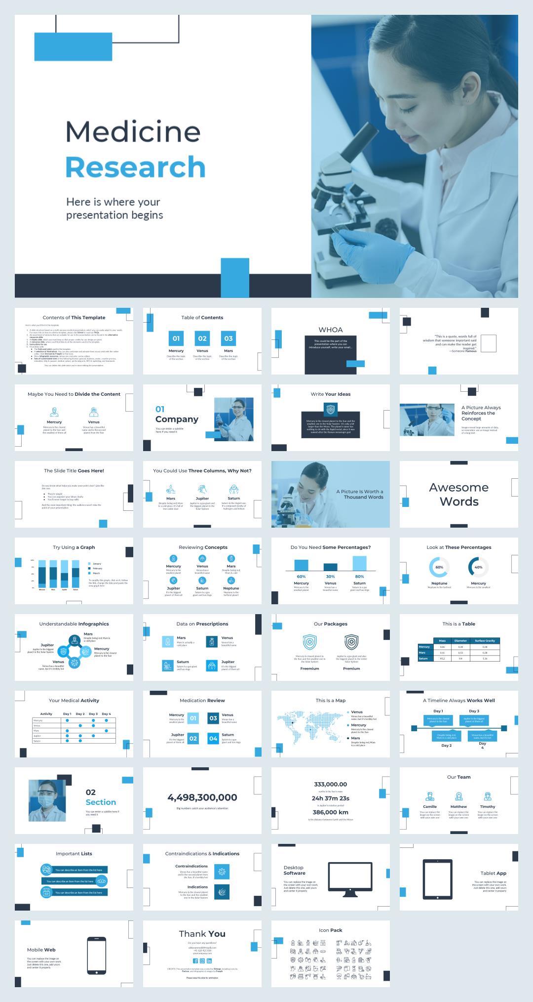 医疗医生医院PPT模版
