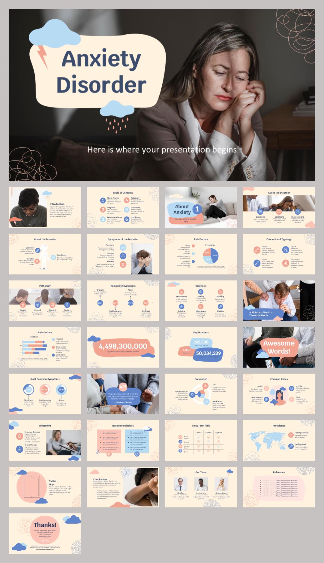 医疗医生医院PPT模版