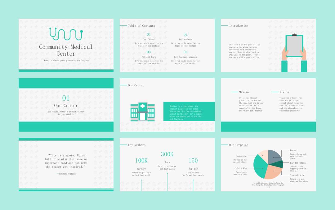 医疗医生医院PPT模版