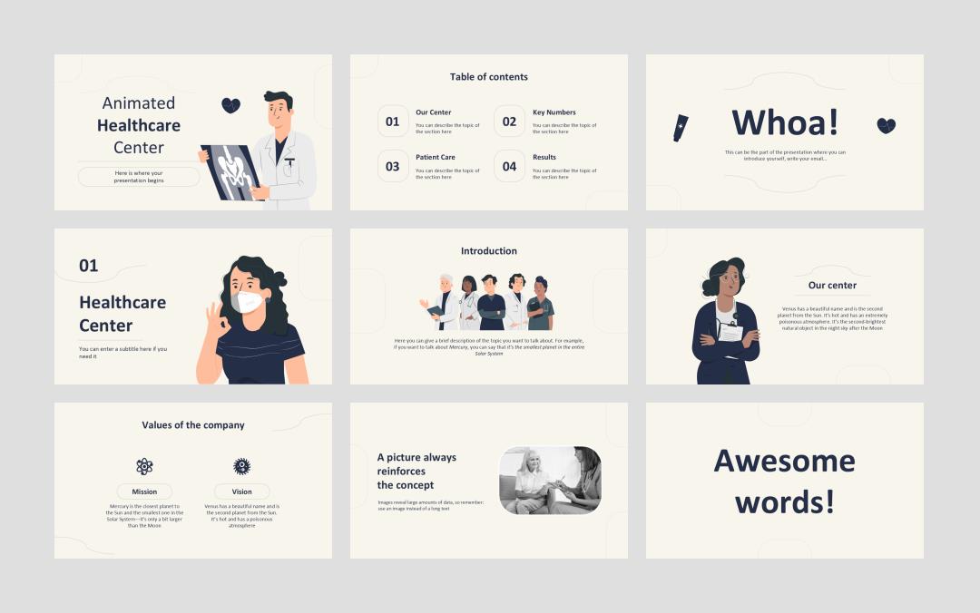 医疗医生医院PPT模版